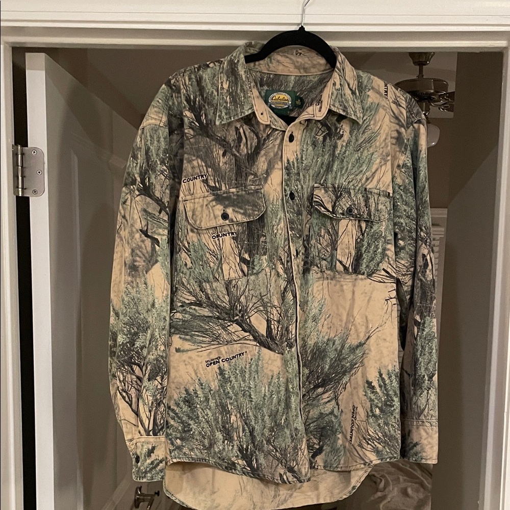 Vintage Cabela’s Camo Button Down Shirt